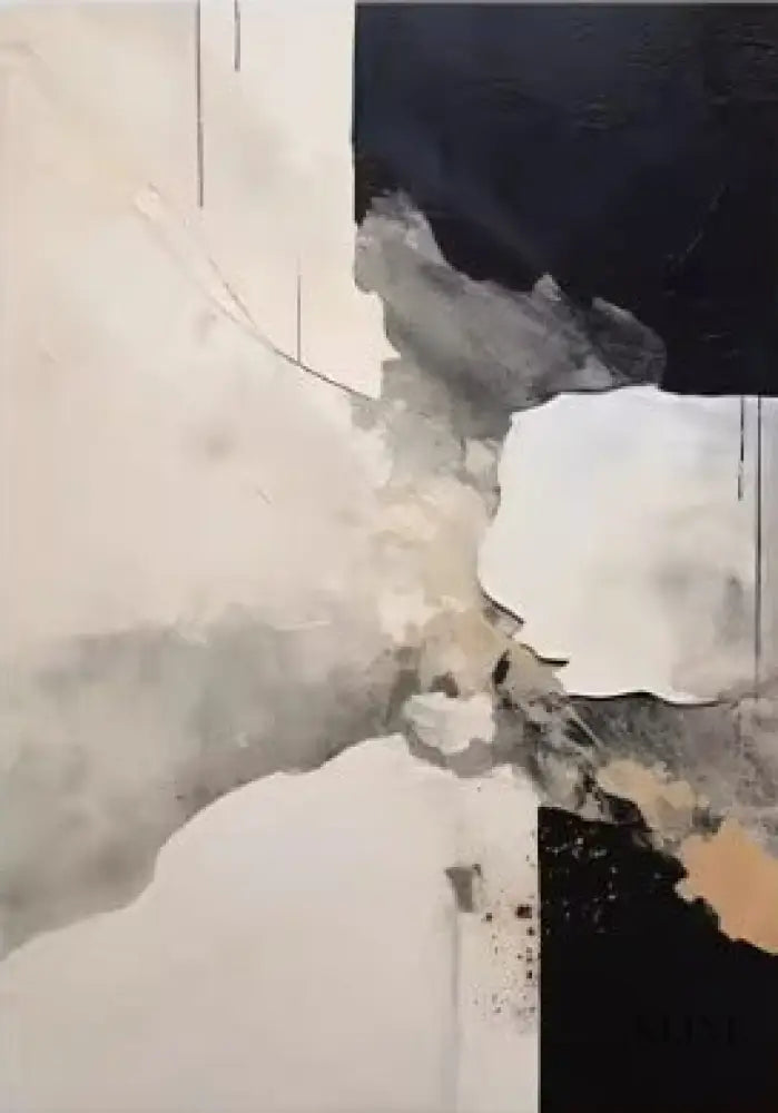 Monochrome Balance 1 - Hand Painting