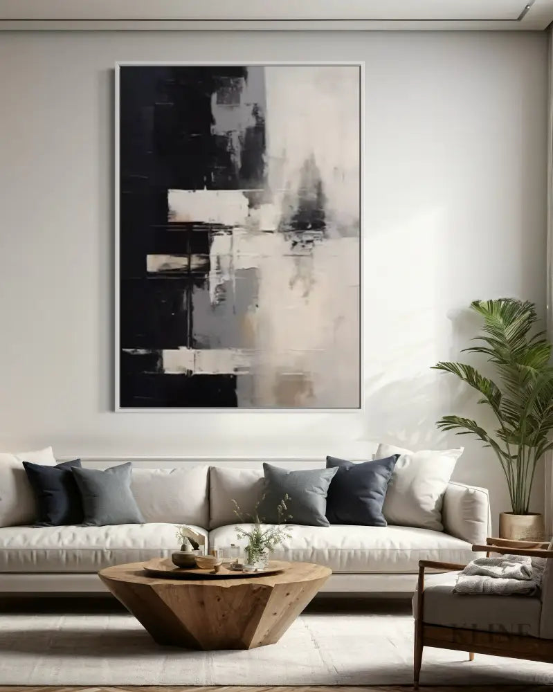 Monochrome Balance 3 - Hand Painting