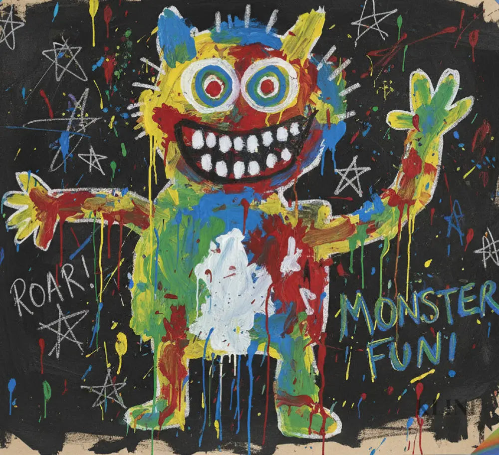 Monster Parade at Midnight - Hand Painting