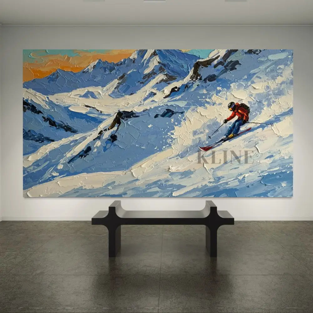 Mountain Momentum 1 - Hand Painting