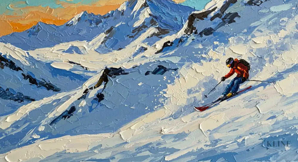 Mountain Momentum 1 - Hand Painting