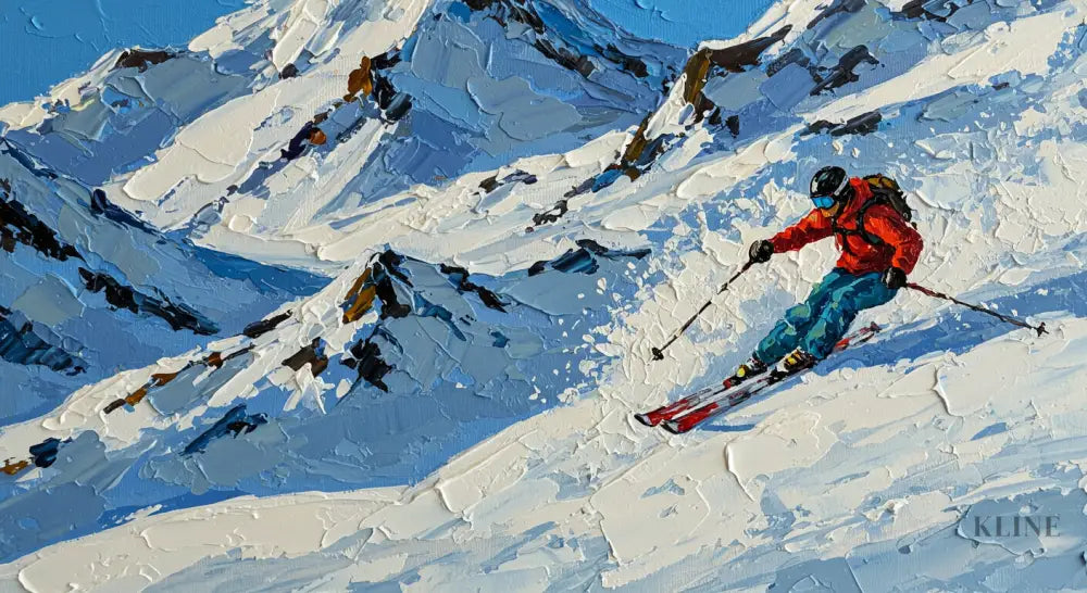 Mountain Momentum 2 - Hand Painting