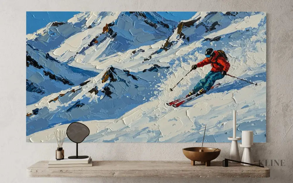 Mountain Momentum 2 - Hand Painting