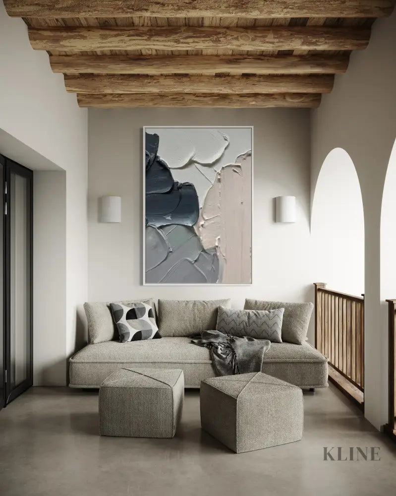 Muted Pathways 2 - Hand Painting