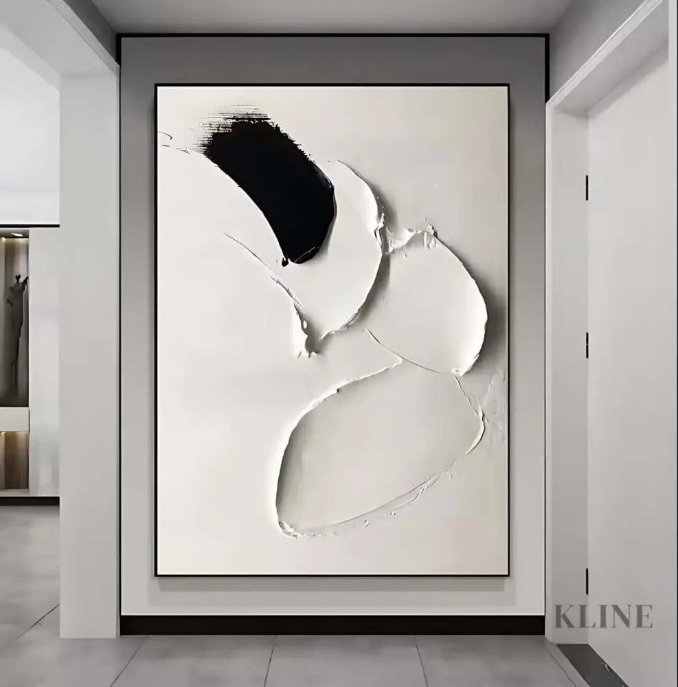 New Minimalism Textured Art - Hand Painting