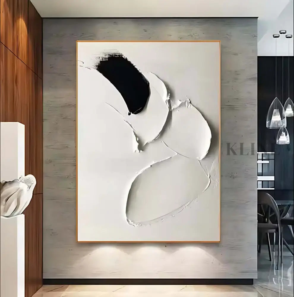New Minimalism Textured Art - Hand Painting