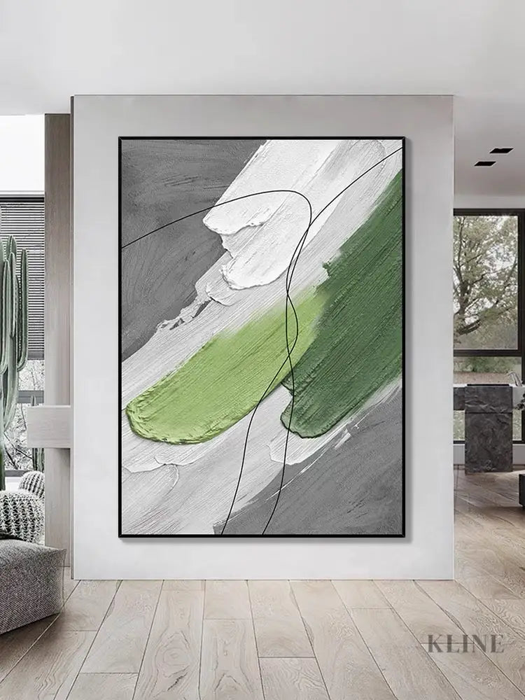 Oasis Textured Painting - Hand Painting