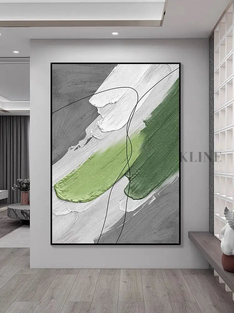 Oasis Textured Painting - Hand Painting