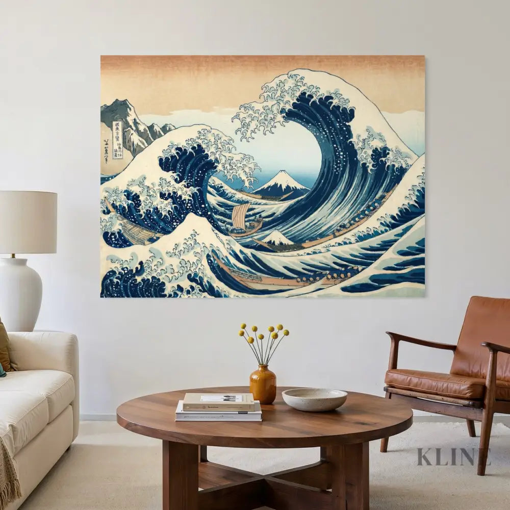 Ocean of Fuji - Hand Painting