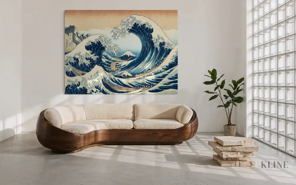 Ocean of Fuji - Hand Painting