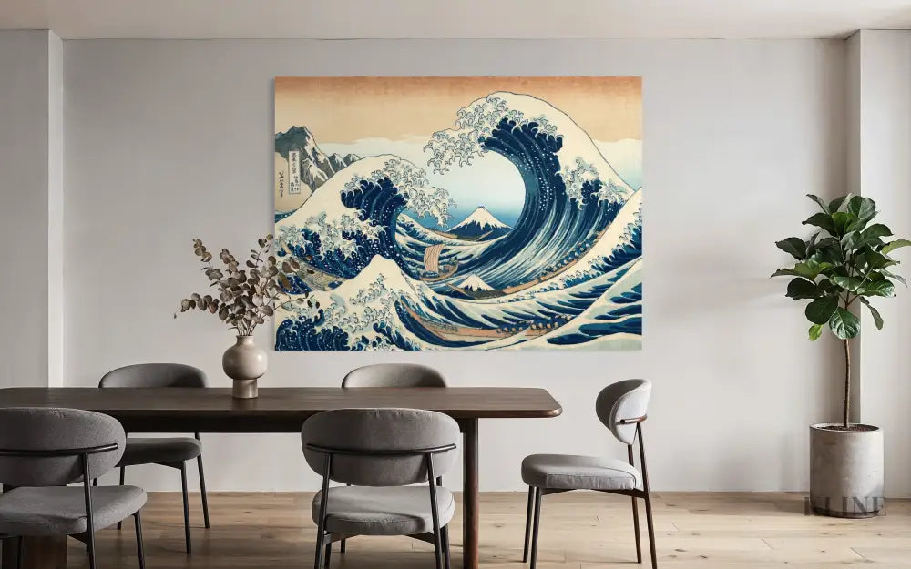 Ocean of Fuji - Hand Painting