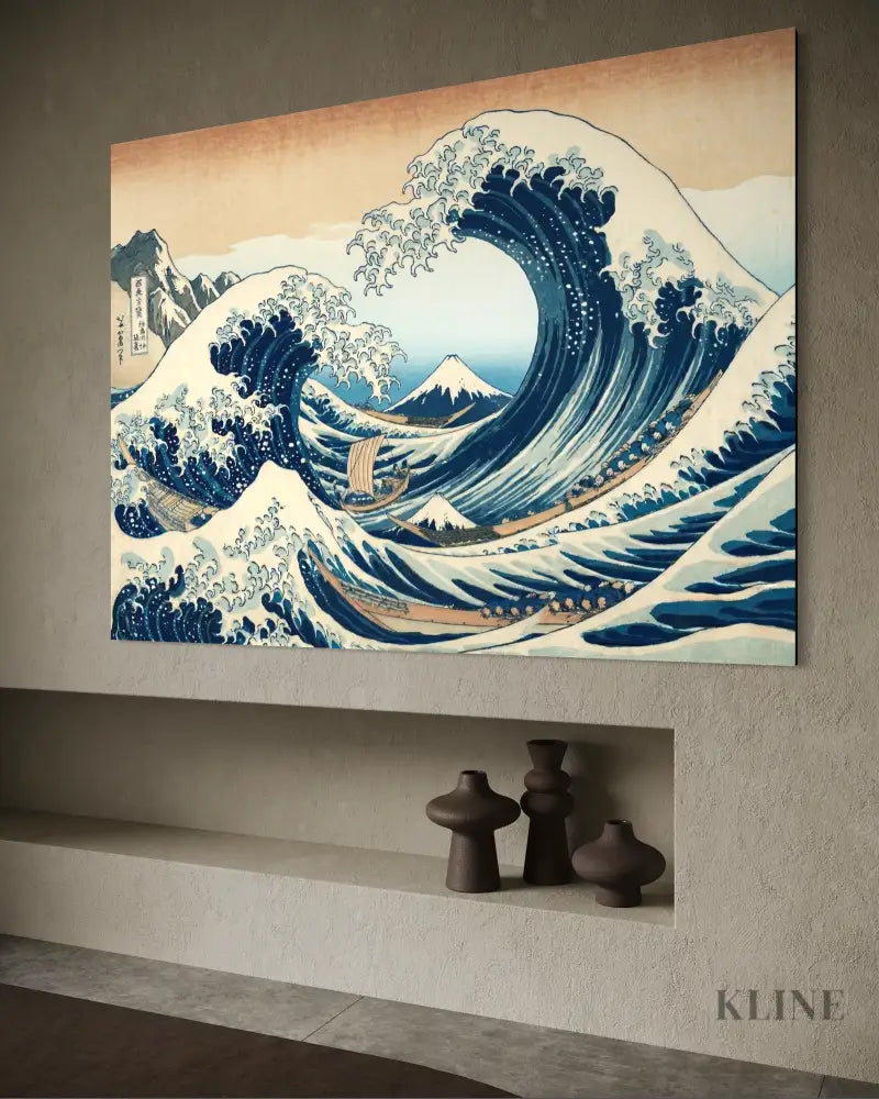 Ocean of Fuji - Hand Painting