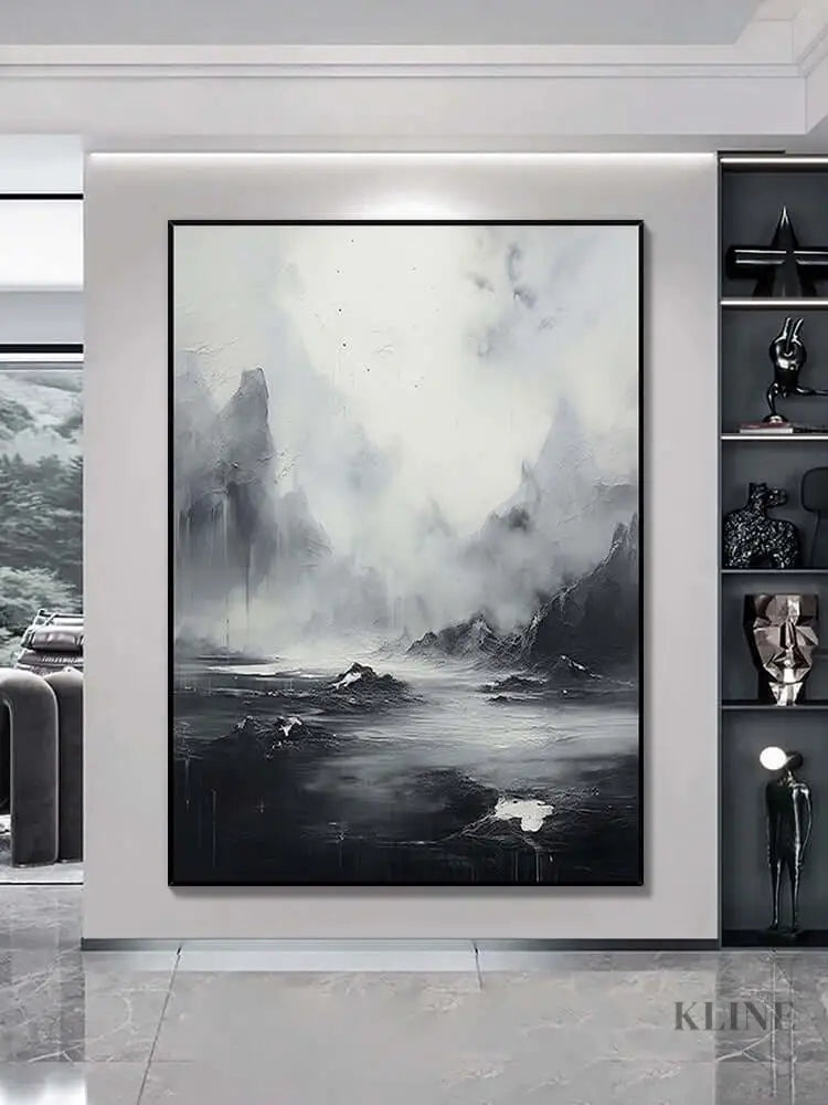 Overcast Wall Art - Hand Painting