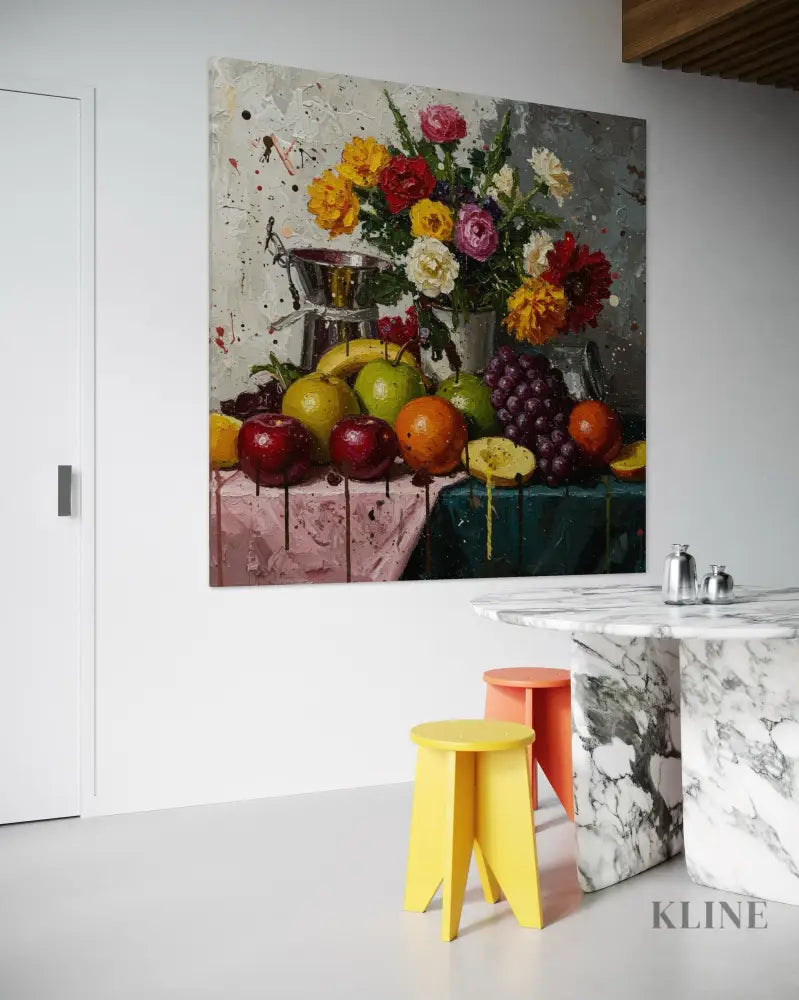 Painterly Abundance - Hand Painting