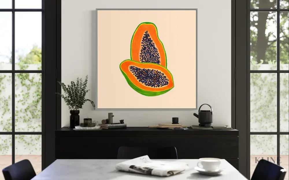 Papaya 1 - Hand Painting