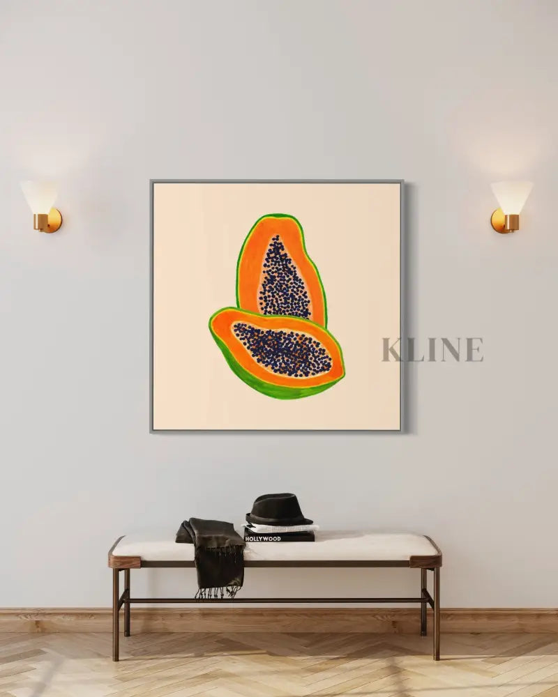 Papaya 1 - Hand Painting