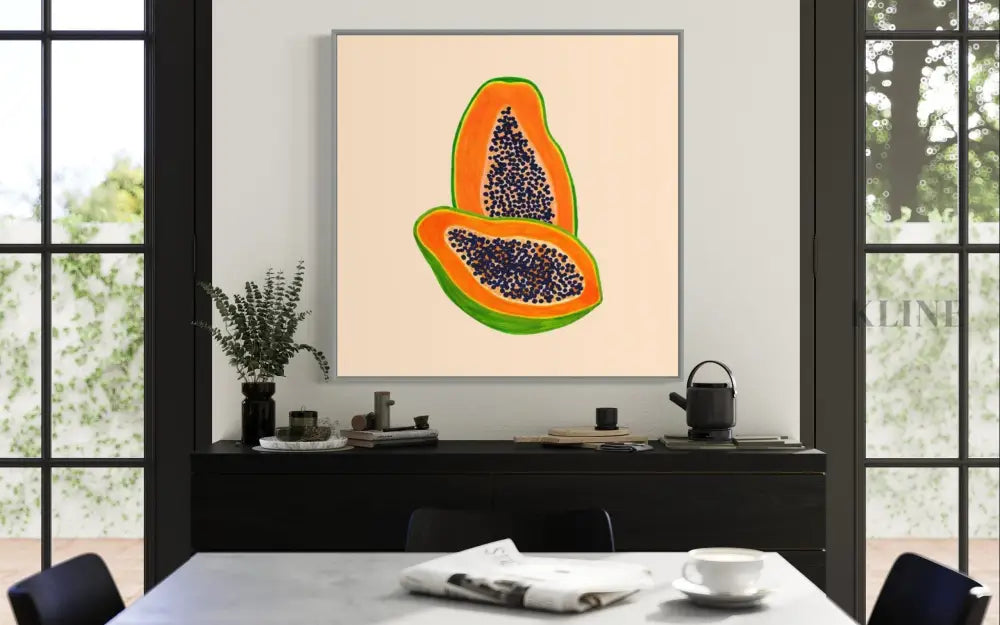 Papaya 1 - Hand Painting