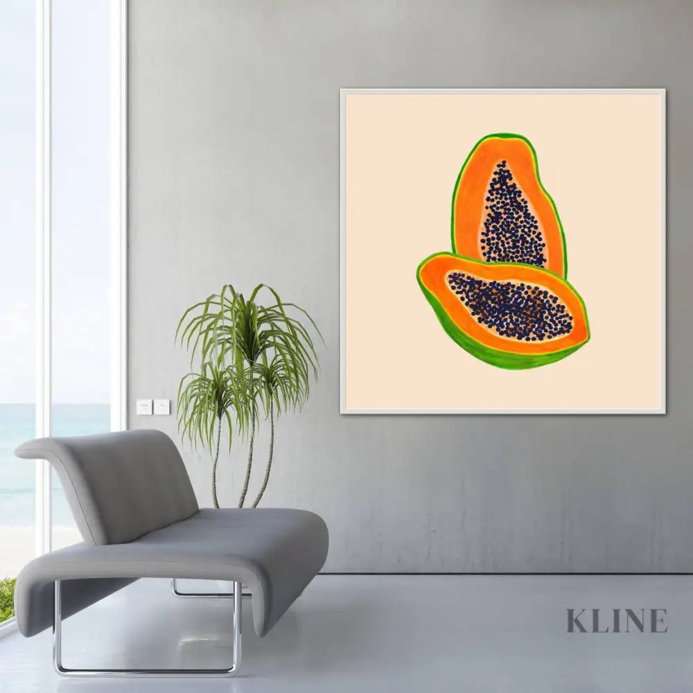 Papaya 1 - Hand Painting