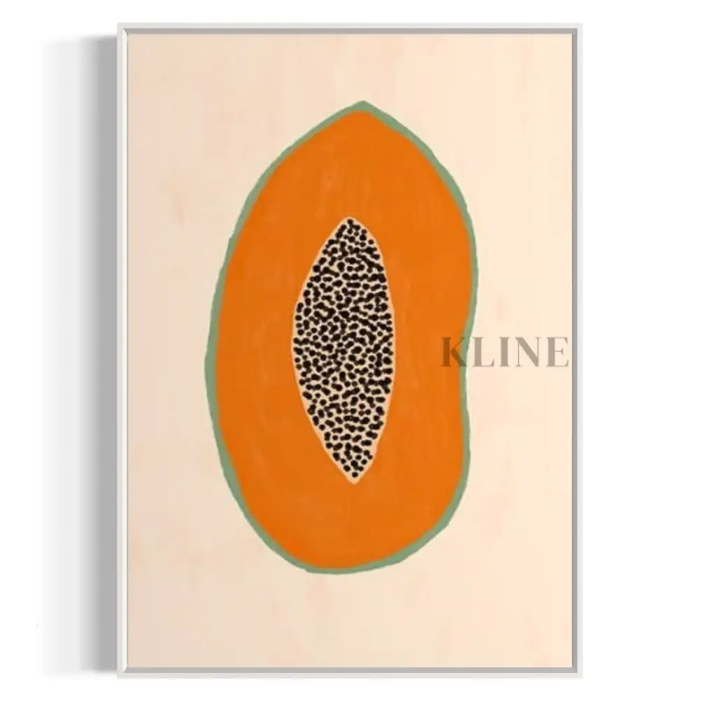 Papaya 2 - Hand Painting