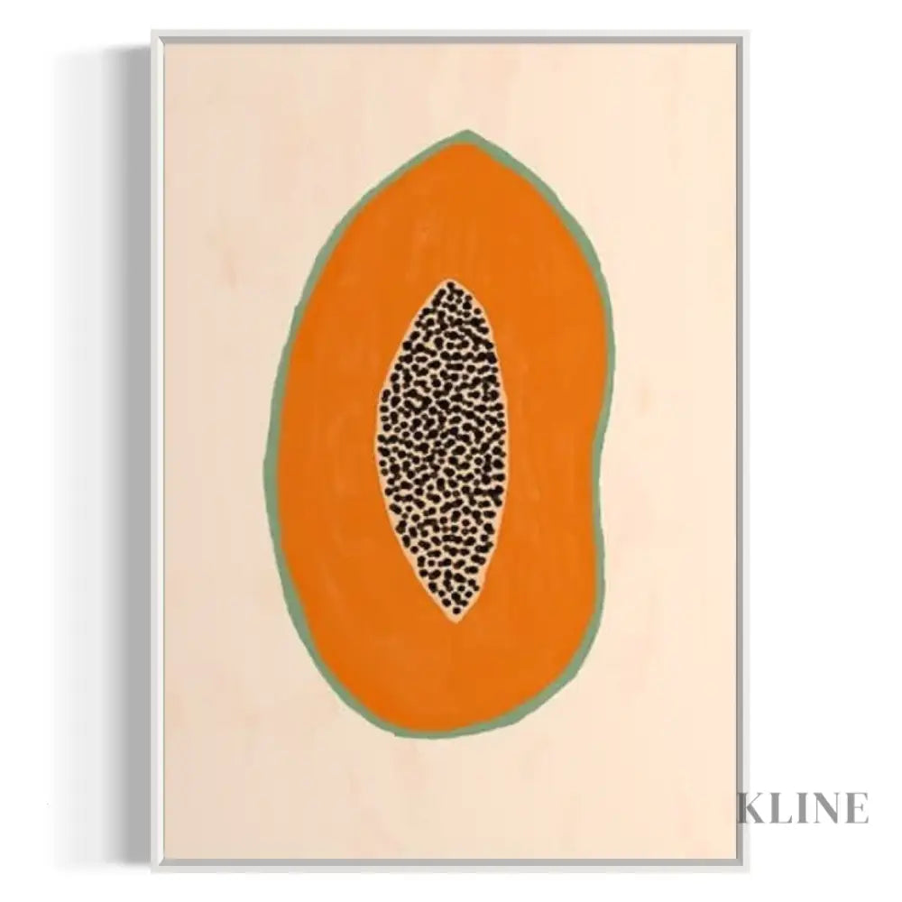 Papaya 2 - Hand Painting