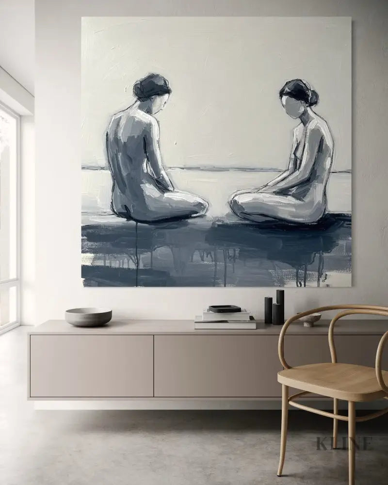 Parallel Thoughts - Hand Painting
