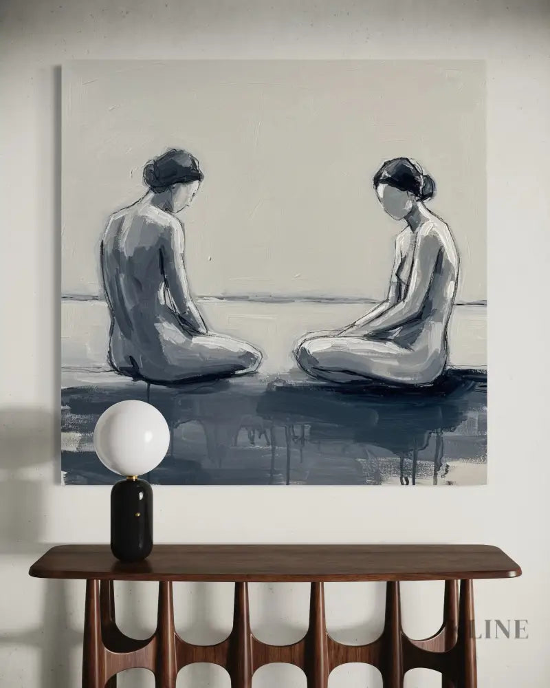 Parallel Thoughts - Hand Painting