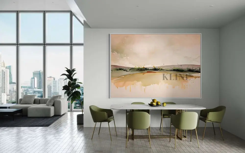 Pastel Highlands - Hand Painting