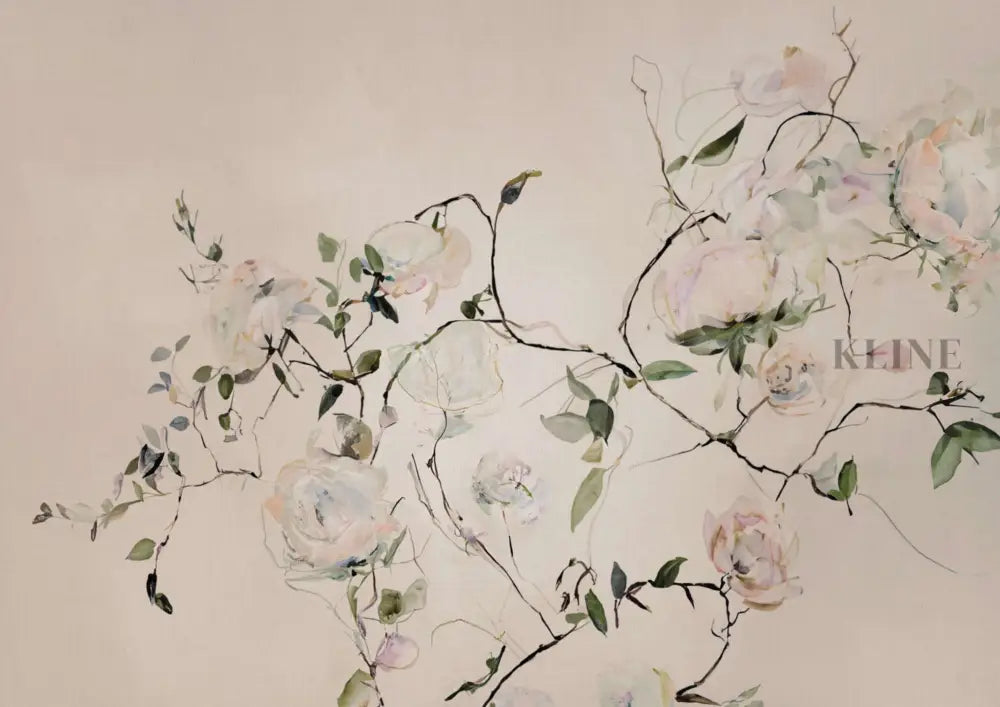 Pastel Vine - Hand Painting