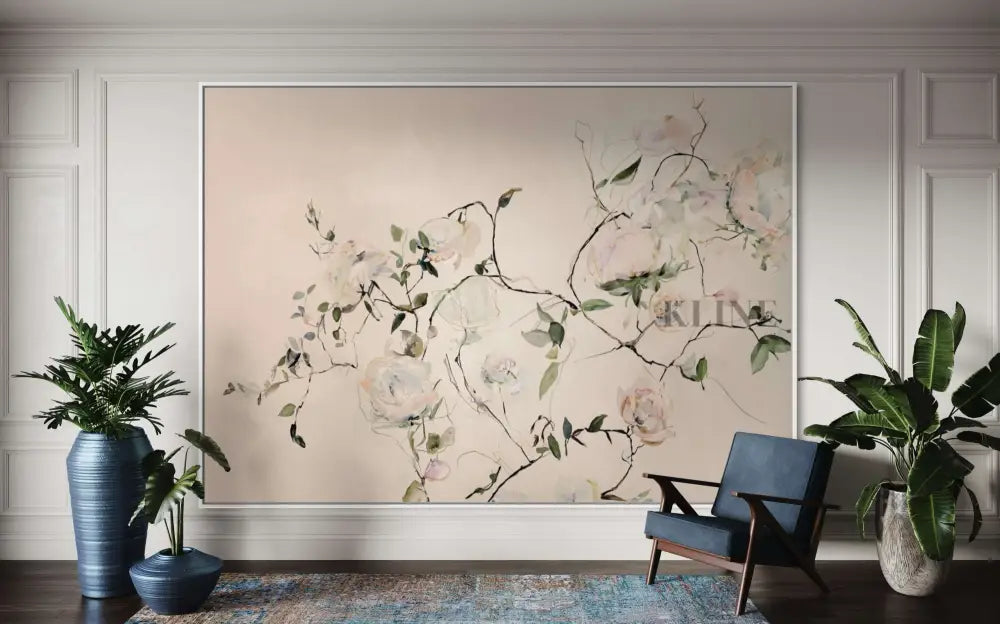 Pastel Vine - Hand Painting