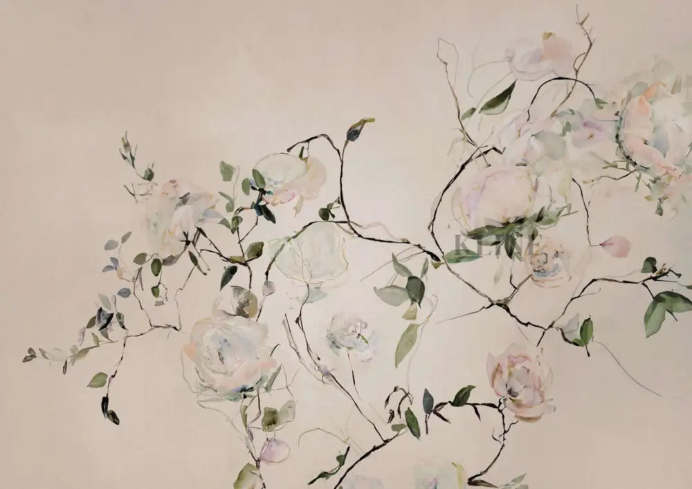 Pastel Vine - Hand Painting