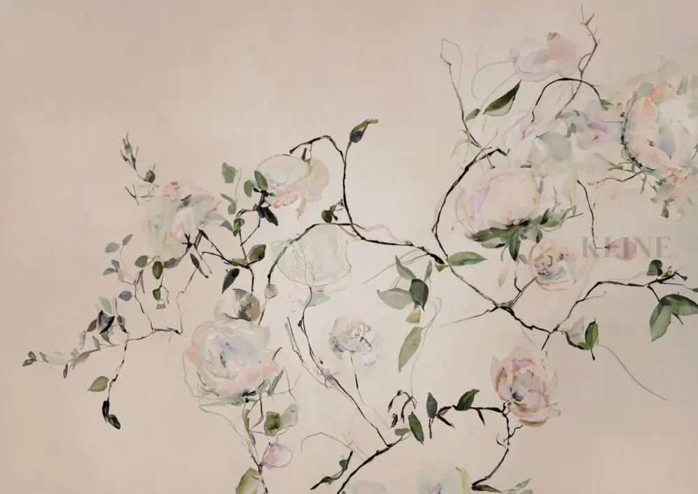 Pastel Vine - Hand Painting
