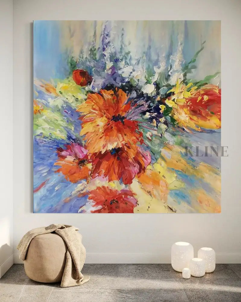 Petal Explosion - Hand Painting