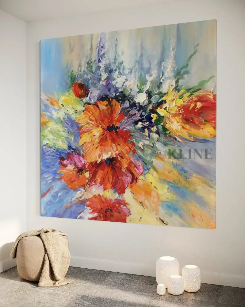 Petal Explosion - Hand Painting