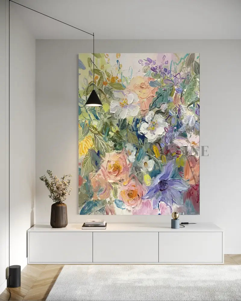 Petal Frenzy - Hand Painting
