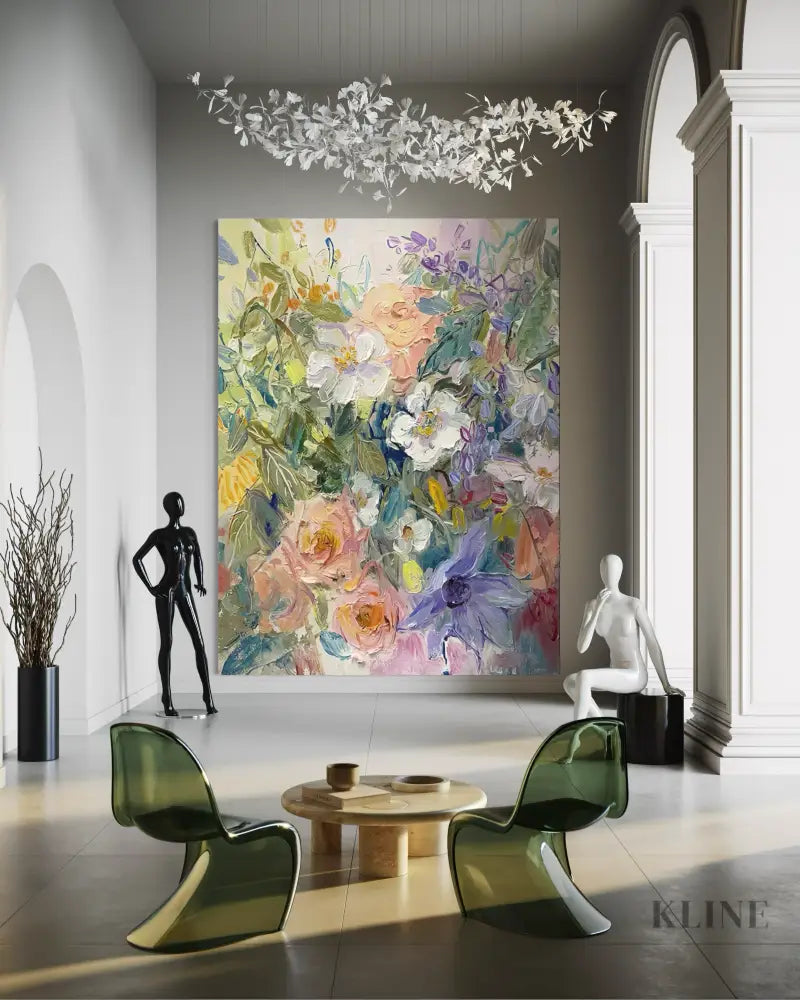 Petal Frenzy - Hand Painting