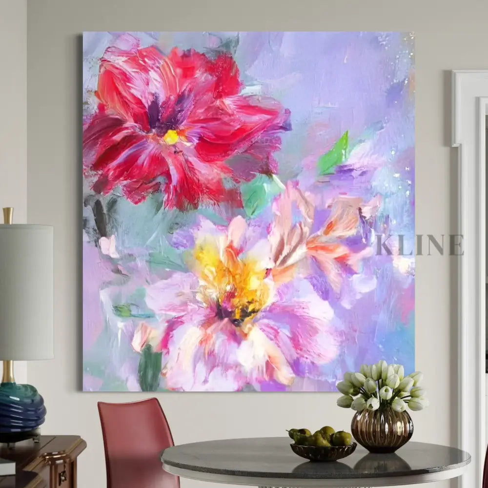 Petal Rhapsody - Hand Painting