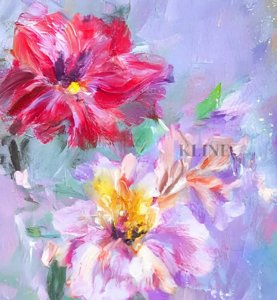 Petal Rhapsody - Hand Painting