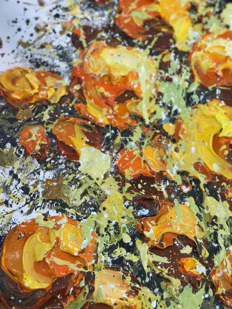 Petals of Sunshine - Hand Painting
