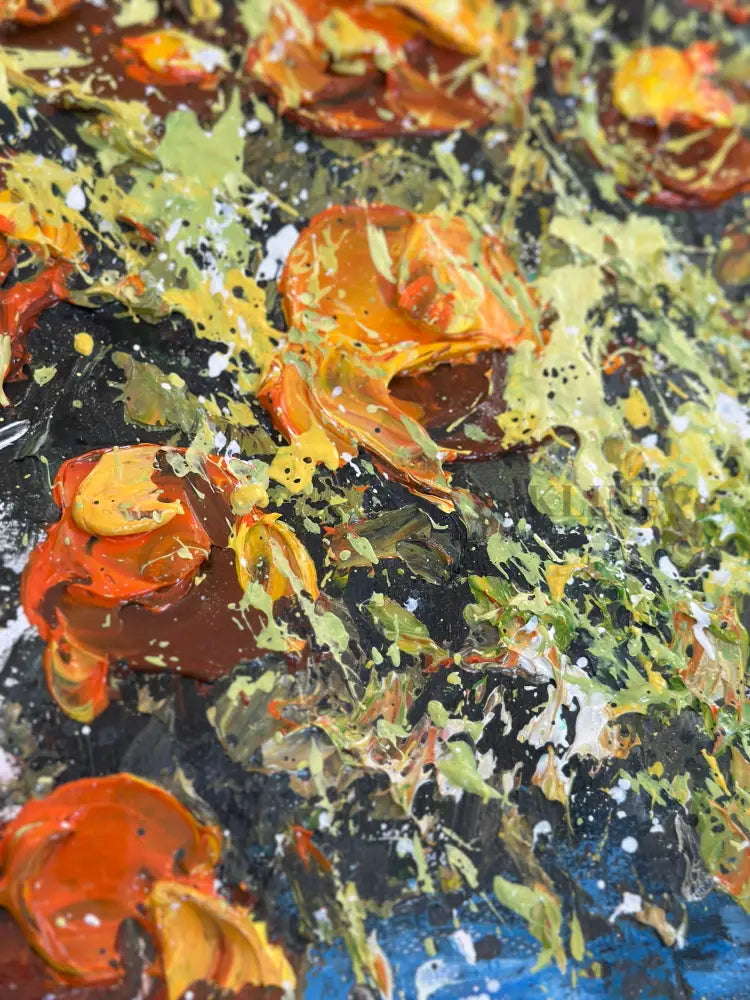 Petals of Sunshine - Hand Painting