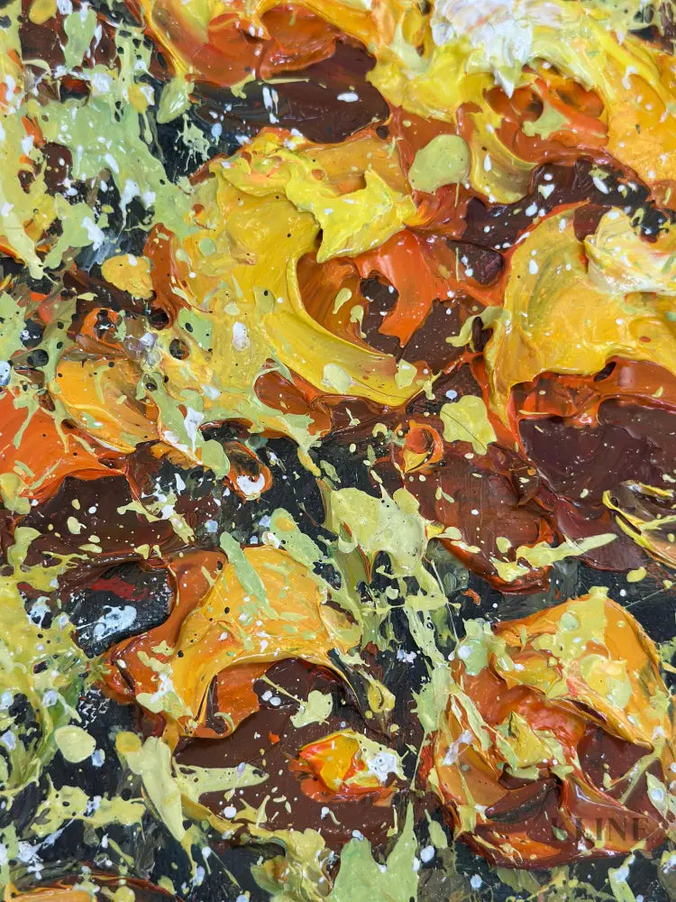 Petals of Sunshine - Hand Painting