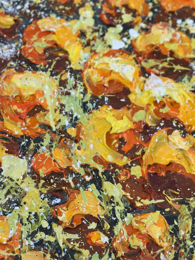 Petals of Sunshine - Hand Painting