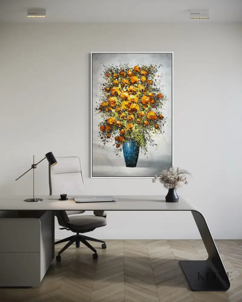 Petals of Sunshine - Hand Painting