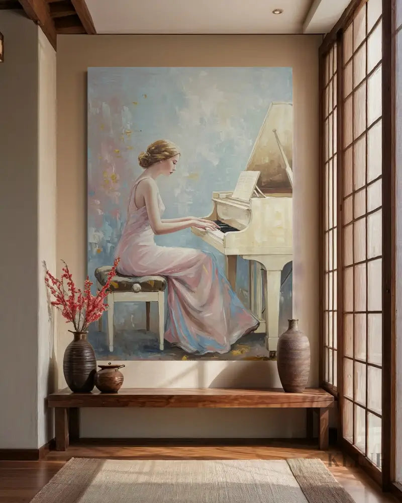 Pianist’s Reverie - Hand Painting