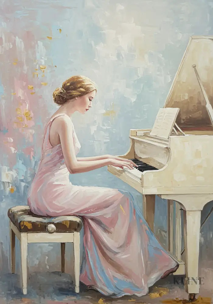 Pianist’s Reverie - Hand Painting