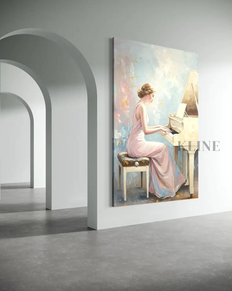 Pianist’s Reverie - Hand Painting