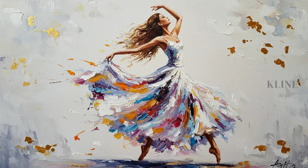 Pirouettes of Light - Hand Painting