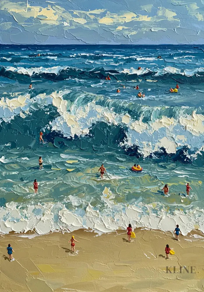 Praia da Marinha - Hand Painting