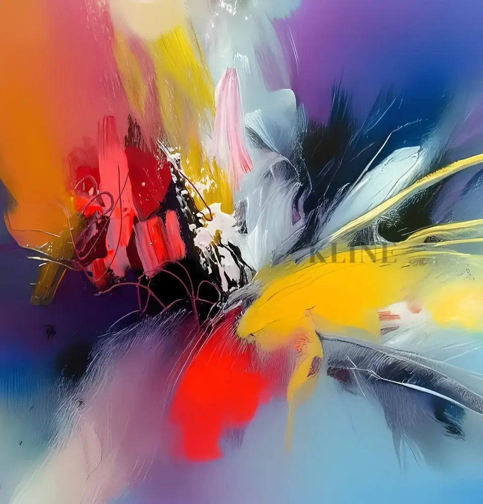 Prismatic Pulse - Hand Painting