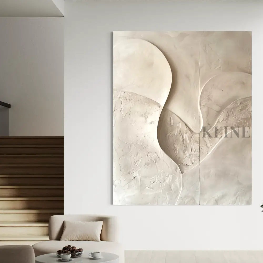Quiet Sculptural Forms - Hand Painting