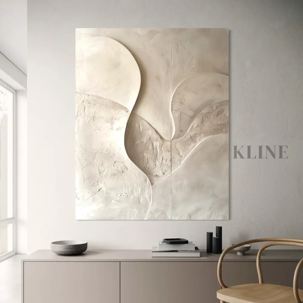 Quiet Sculptural Forms - Hand Painting